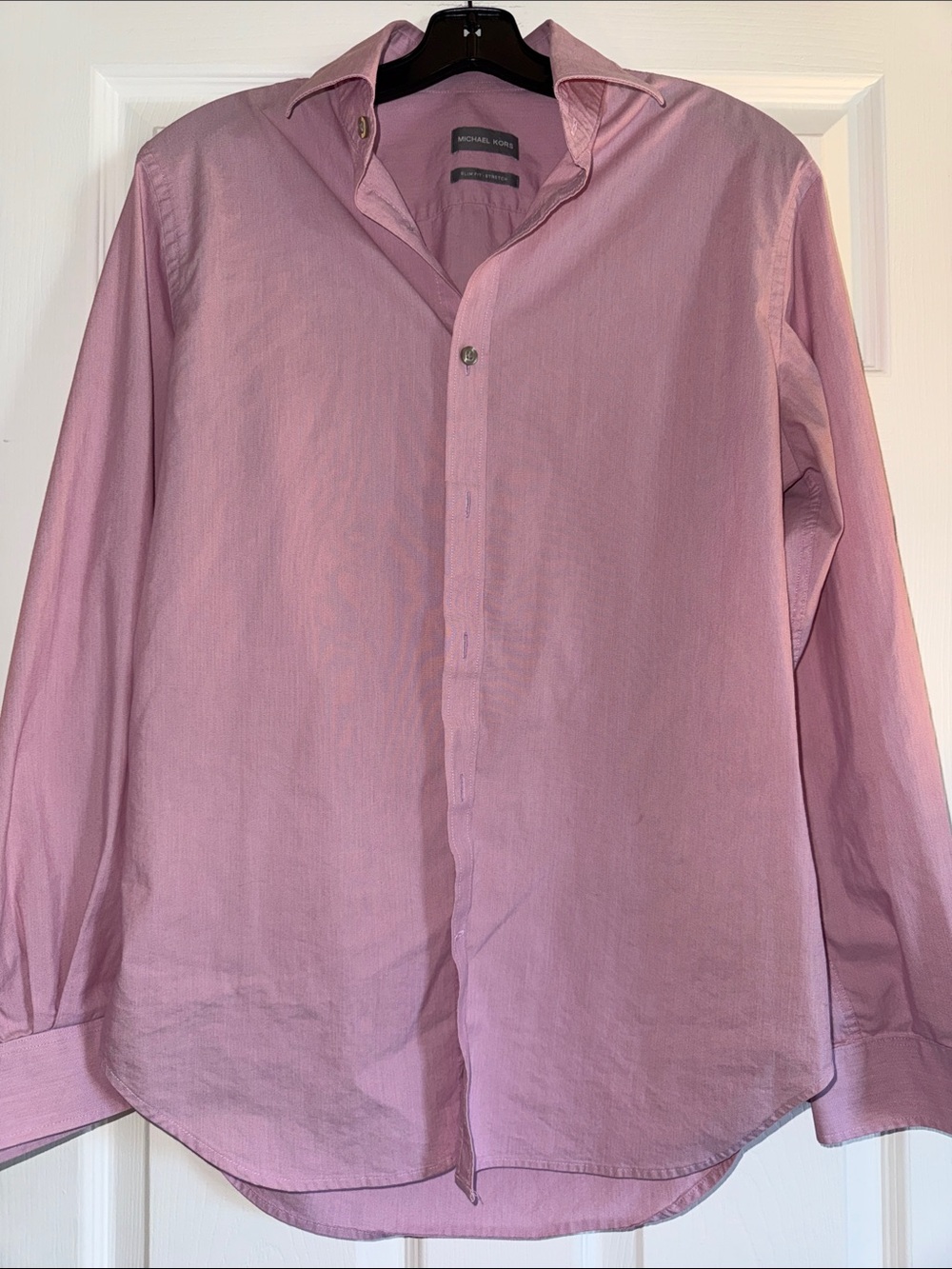 Michael Kors Light Pink Long-Sleeve Dress Shirt